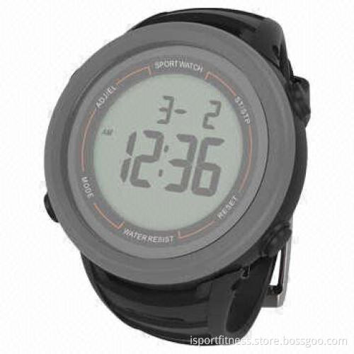 10 Laps Waterproof Wrist Stopwatch with Alarms